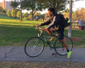 Student in Danehy Park